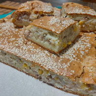 Заливной рыбный пирог