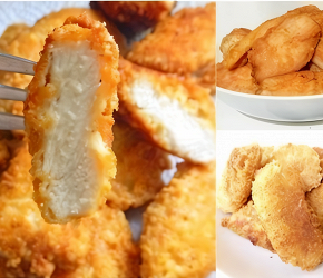 Фотография рецепта Жареная куриная грудка под соусом бешамель