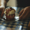 Фотография рецепта Печеные яблоки с курагой и финиками автор Ольга Худина