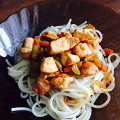 Фотография рецепта Курица с овощами, рисом, зеленью в кисло-сладком соусе автор Анна С