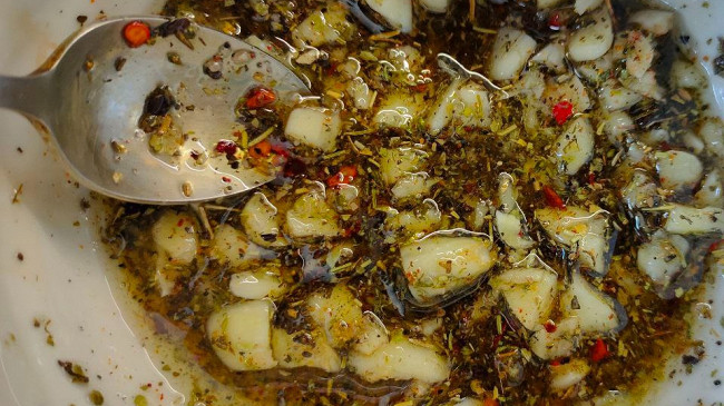 Фото шага рецепта Говядина по-итальянски с чесноком и розмарином на мангале 190115 шаг 9