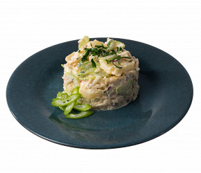 Фотография рецепта Салат с курицей и ананасом
