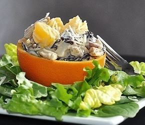 Фотография рецепта Куриный салат с апельсином