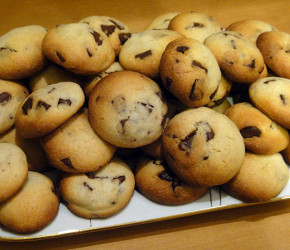 Фотография рецепта Печенье с шоколадной крошкой (chocolate chip)
