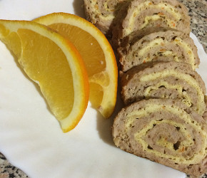 Фотография рецепта Мясной рулет из фарша с яйцом