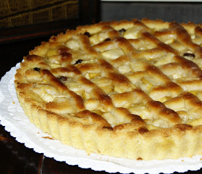 Фотография рецепта Итальянский пирог «Torta Pane e Mele...»