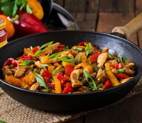 Фотография рецепта Тушеное мясо с овощами