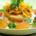 Фотография рецепта Мясо, тушеное с курагой автор Кухаренчиха