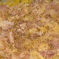 Фотография рецепта Курица с луком и горчичными зернами, тушеная в белом вине автор Anatoly Eliseev