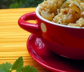 Фотография рецепта Булгур с курицей и овощами