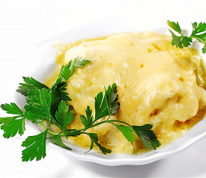 Фотография рецепта Филе курицы с грибами под сметаной с сыром
