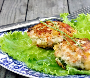 Фотография рецепта Котлеты из куриной грудки и кабачка