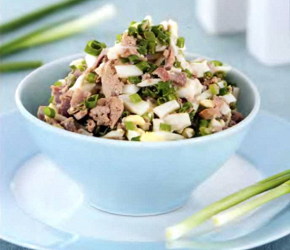 Фотография рецепта Салат из яиц и куриных потрошков