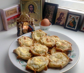 Фотография рецепта Калицуния (Пасхальные греческие пирожки)
