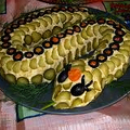 Фотография рецепта Салат с горбушей, картофелем и плавленым сыром автор Юлия ....
