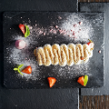 Фотография рецепта Торт «Наполеон» на слоеном тесте автор География на вкус с Никой Ганич