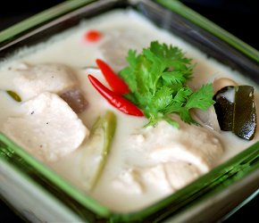 Фотография рецепта Кокосовый суп с курицей