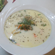 Сырный суп по-французски с курицей