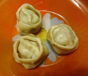 Фотография рецепта Манты с говяжьим мясом и картофелем