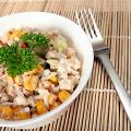 Фотография рецепта Салат с тунцом и кукурузой автор Кира Аветова