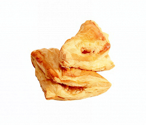Фотография рецепта Французские пирожки из слоеного теста с мягким сыром и малиной