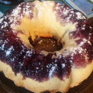 Черничный пирог без масла