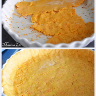 Французский пирог с курицей и луком