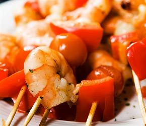 Фотография рецепта Шашлык из морепродуктов