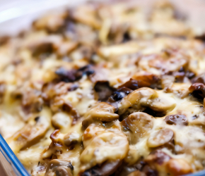 Фотография рецепта Грибы, запеченные с сыром (Mushroom Bouyiourdi)