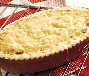 Фотография рецепта Картофель запеченый с мясом в сливочном соусе