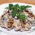 Фотография рецепта Салат с курицей и черносливом автор Александра