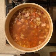 Гречневый суп с курицей