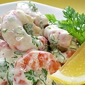 Фотография рецепта Салат с креветками, помидорами и паприкой автор Anita Ggdf