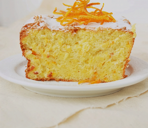 Фотография рецепта Апельсиновый кекс с изюмом