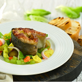 Фотография рецепта Стейк из осетрины с овощами автор Caviar&Fish ARTEZIANICA