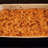 Яблочный крамбл с корицей и миндалем