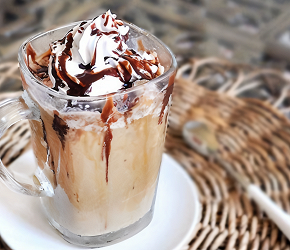 Фотография рецепта Холодный кофейный напиток фраппучино (Frappuccino)