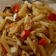 Пенне с адыгейским сыром