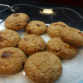 Фотография рецепта Американское печенье с шоколадной крошкой (Сhocolate chip cookies) автор Наталья Захарова