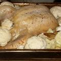 Фотография рецепта Курица, запеченная с овощами и сладким перцем автор Мадам ЛЕНУШ