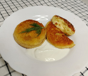 Фотография рецепта Зразы картофельные с сыром