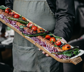 Фотография рецепта Метровый люля из курицы