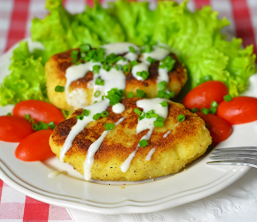 Фотография рецепта Картофельные зразы с мясом