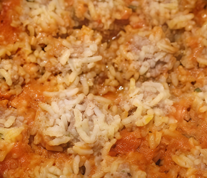 Фотография рецепта Мясные тефтели-ежики