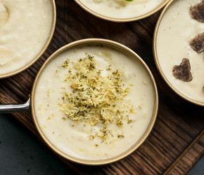 Фотография рецепта Картофельное пюре с лимоном и лаймом