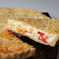 Фотография рецепта Киш с кукурузой и помидорами автор Гайка-Лицензионная-Титано-Вольфрамовая-Хромированная Шестигранная-Одна-Штука