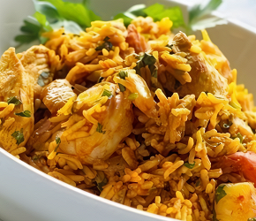 Фотография рецепта Плов с курицей и овощами