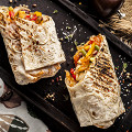 Фотография рецепта Шаурма с вешенками и красной фасолью автор Еда