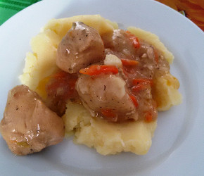 Фотография рецепта Подлива из курицы для пюре