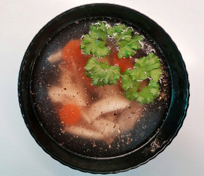 Фотография рецепта Классический куриный суп